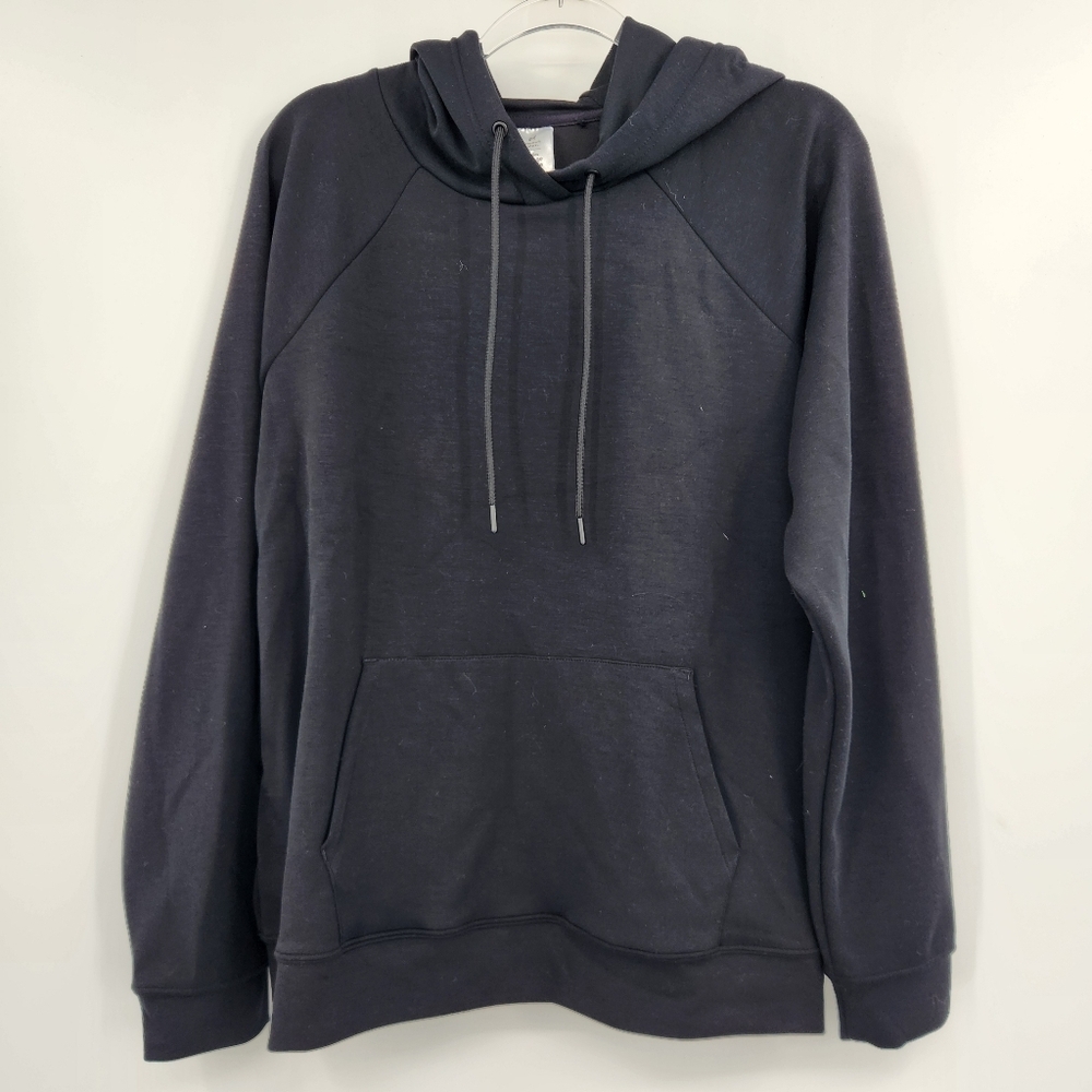 Members Mark Ladies Lounge Hoodie Size XL Black Long Sleeve Hood